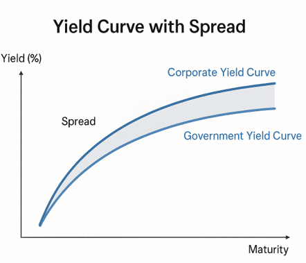 Yield curve with spread