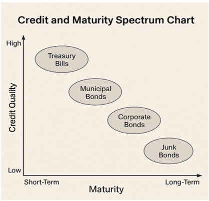 Credit and maturity spectrum chart