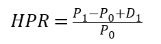 Holding Period Return 