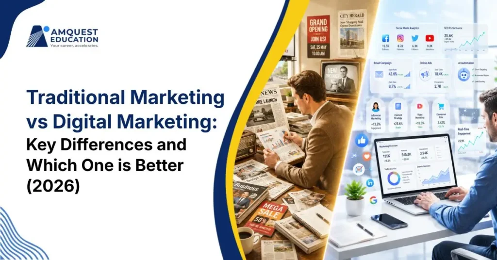 Traditional Marketing vs Digital Marketing: Key Differences and Which One is Better (2026)